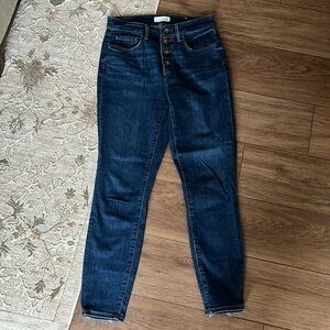 Loft curvy high waist skinny jeans